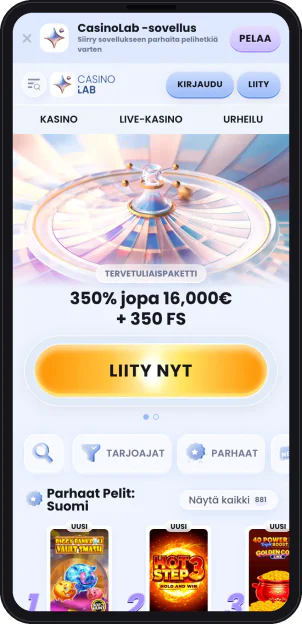 casinolab.com in der mobilen Version